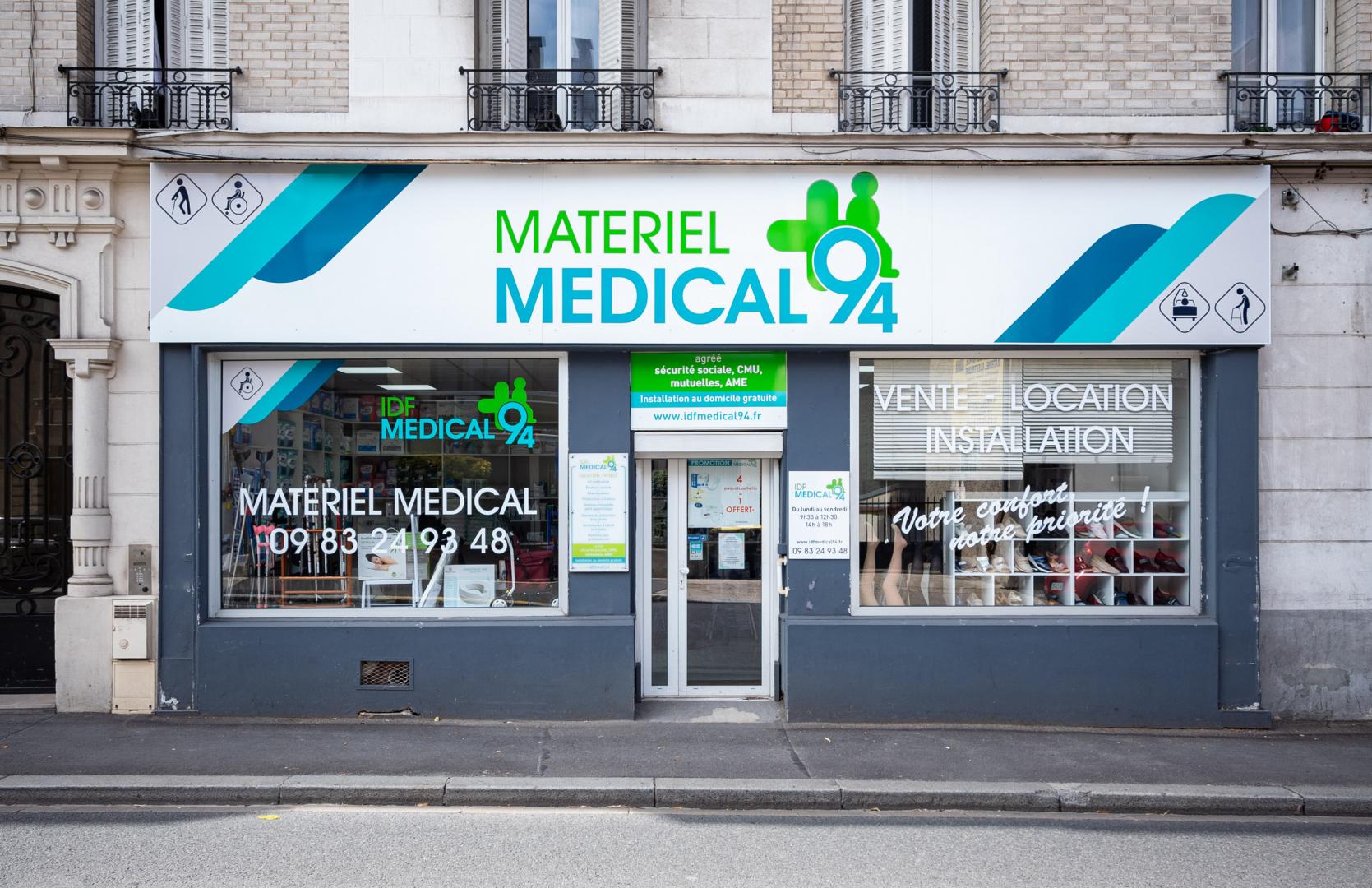 Vente de matériel médical Bry-sur-Marne Villiers-sur-Marne Noisy-le-Grand